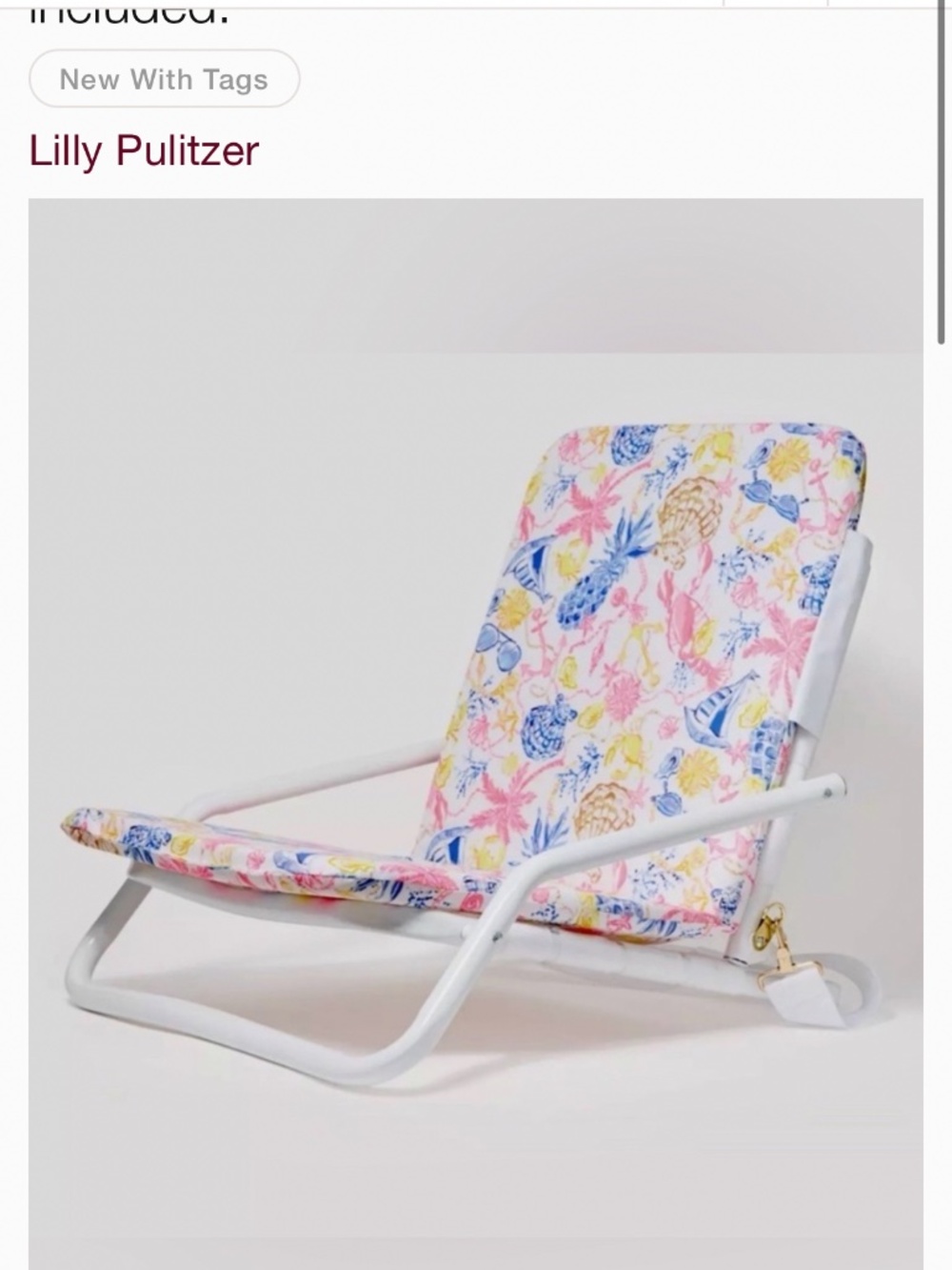 Beach chairs!